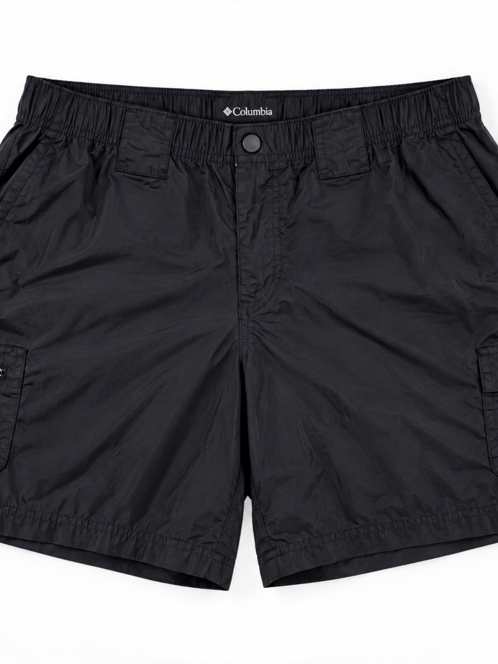 Columbia Women’s XL Black Nylon Cargo Hiking Fishing Shorts